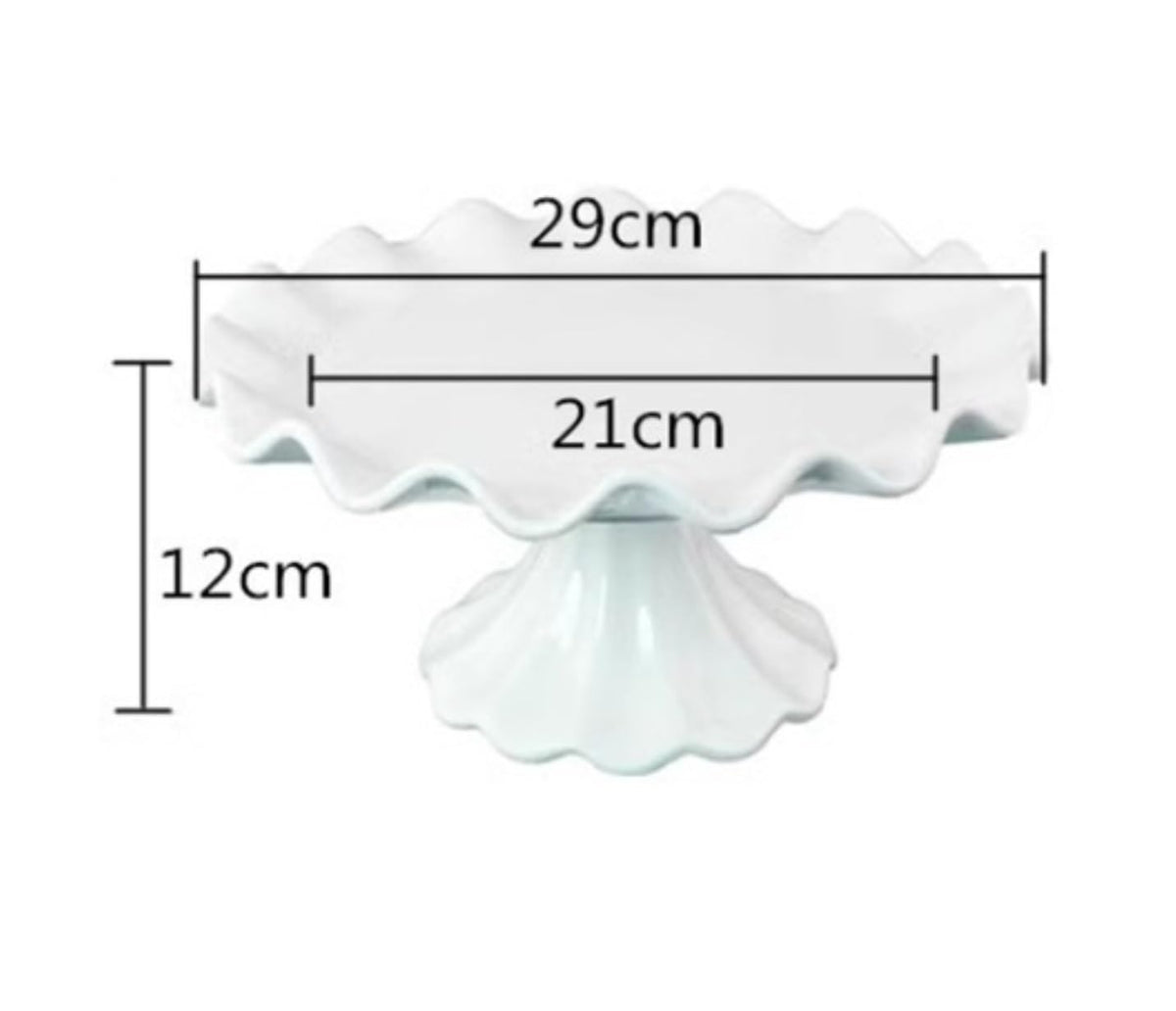 European Ceramic Cake Stand