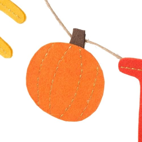 68" Thanksgiving Banner Set of 2, Autumn Give Thanks Bunting Garland