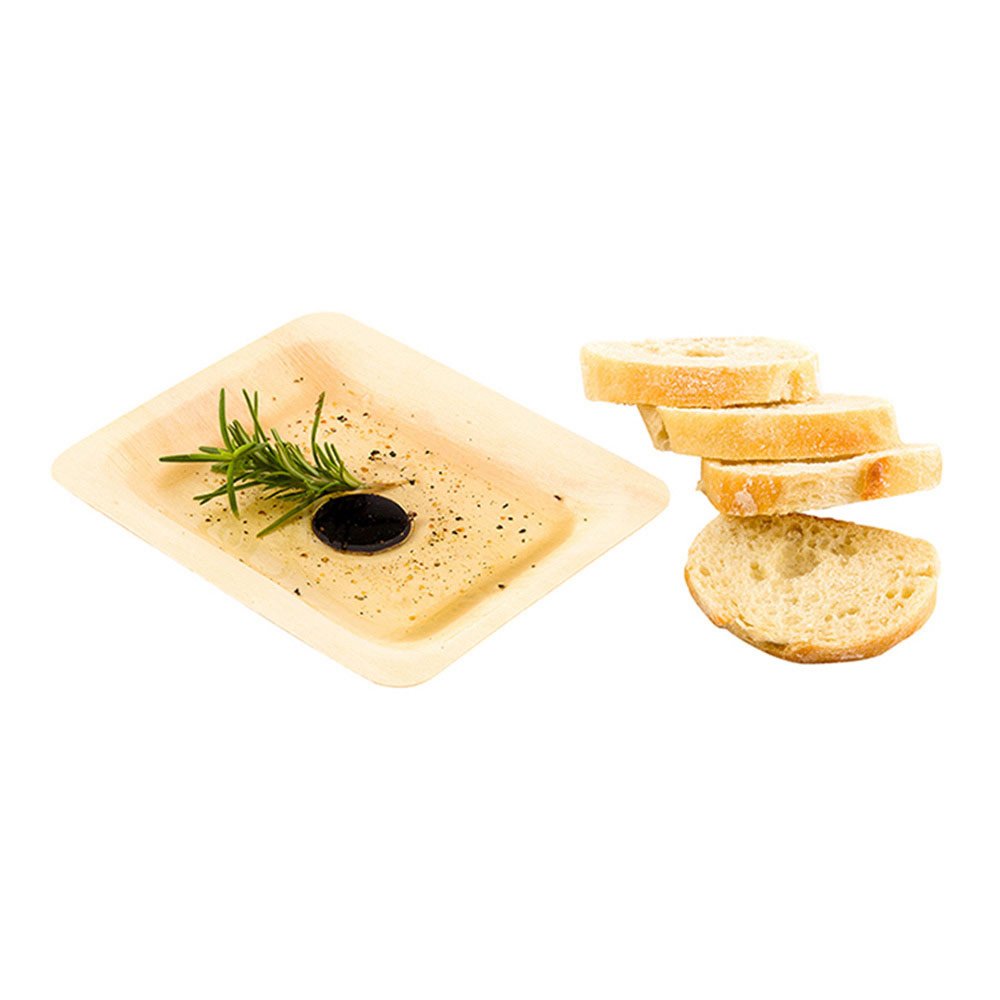 Square Wood Plates & Bamboo Tasting Spoons – 400 Pieces