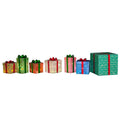 Light-Up Gift Box Decoration Set – 7 Pieces