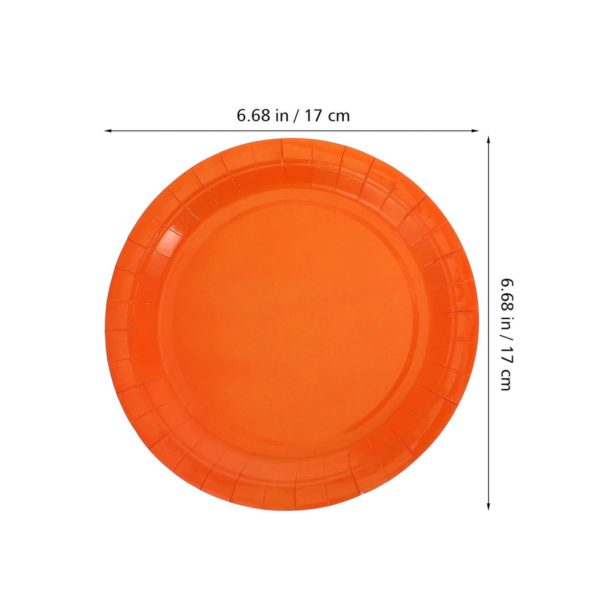 Orange Party Tableware Set with Paper Plate Cups Napkins Xmas