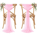Bubblegum Pink Chiffon Chair Sashes – 200 Pieces