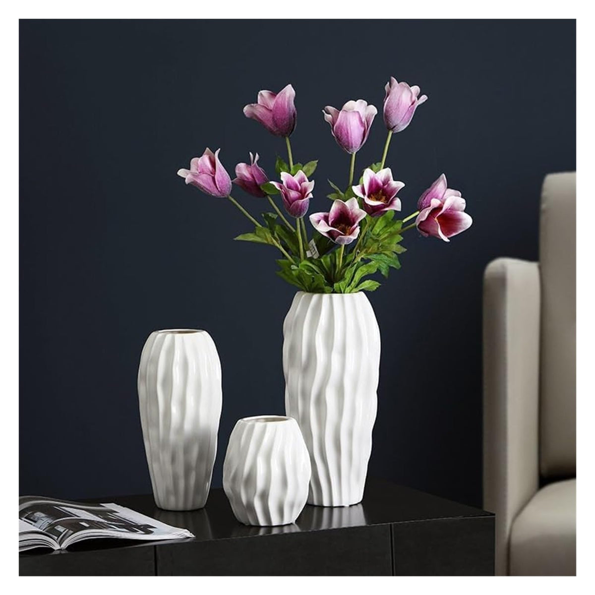 Decorative Flower Arrangement Vase
