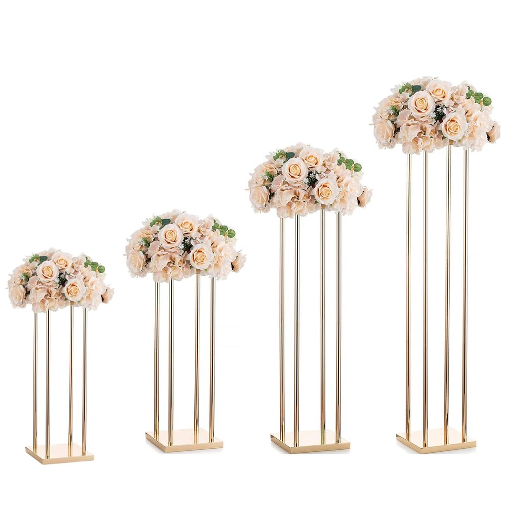 Minimalist Cuboid Flower Centerpiece Stand