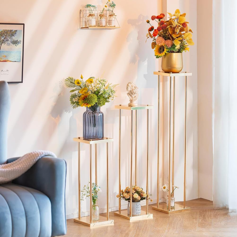 Minimalist Cuboid Flower Centerpiece Stand
