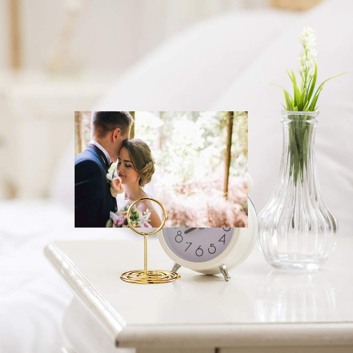 Mini Table Number Holders & Place Cards – 24 Sets
