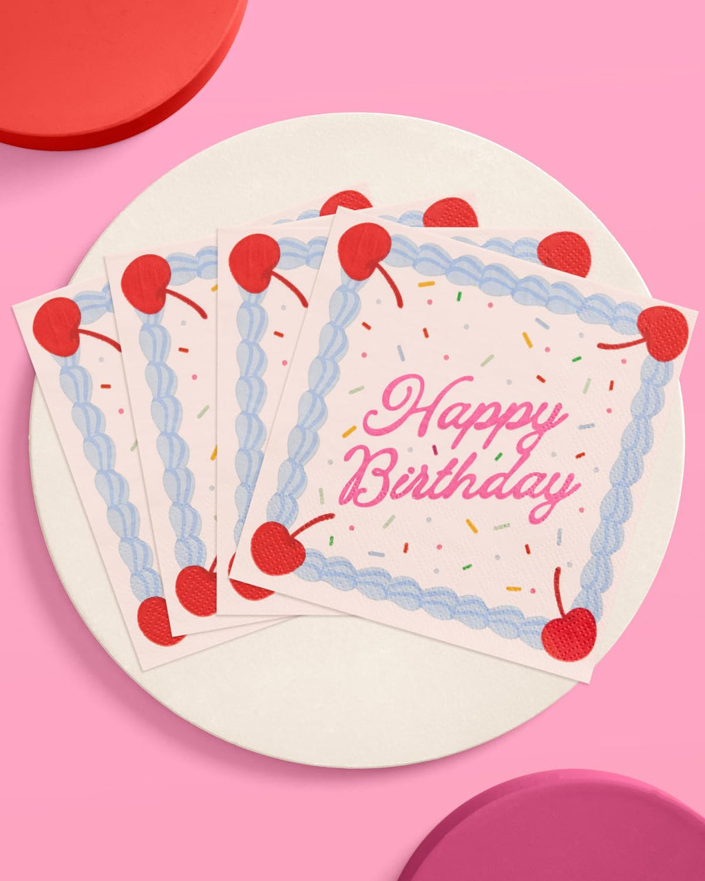 Happy Birthday Paper Napkins – 25 Pieces