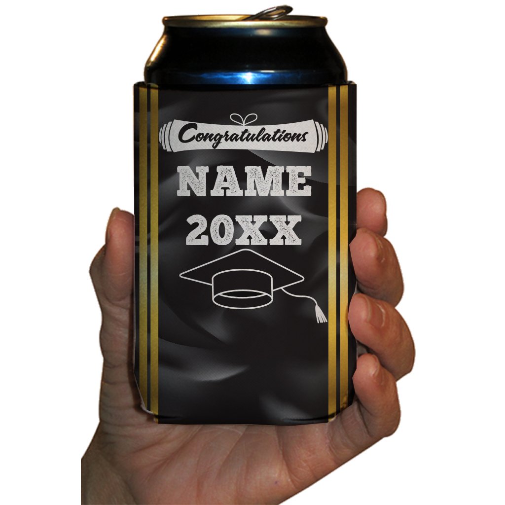 Graduation Cap & Gown Can Coolers – 100 Pieces