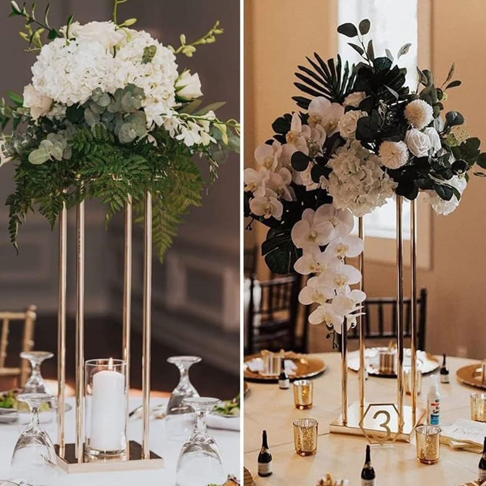 Minimalist Cuboid Flower Centerpiece Stand