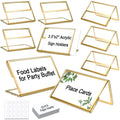 Acrylic Buffet Food Label Holders – 20 Pieces