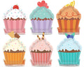 Cupcake-Shaped Dessert Plates – 60 Pieces