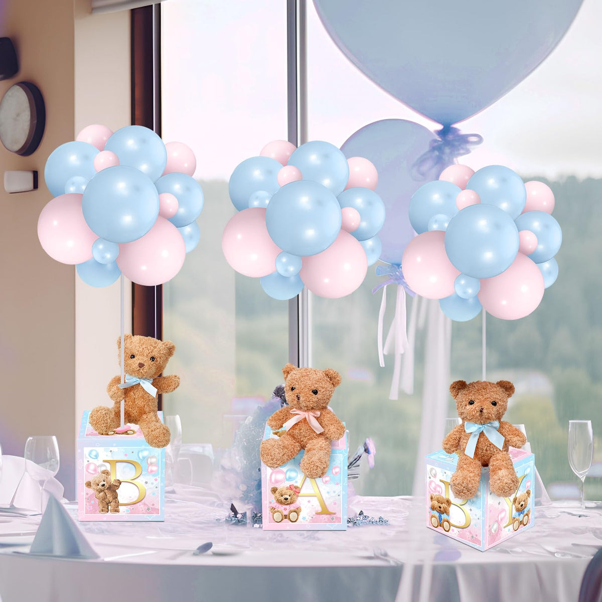 Bear Baby Shower Letter Boxes – 6 Sets