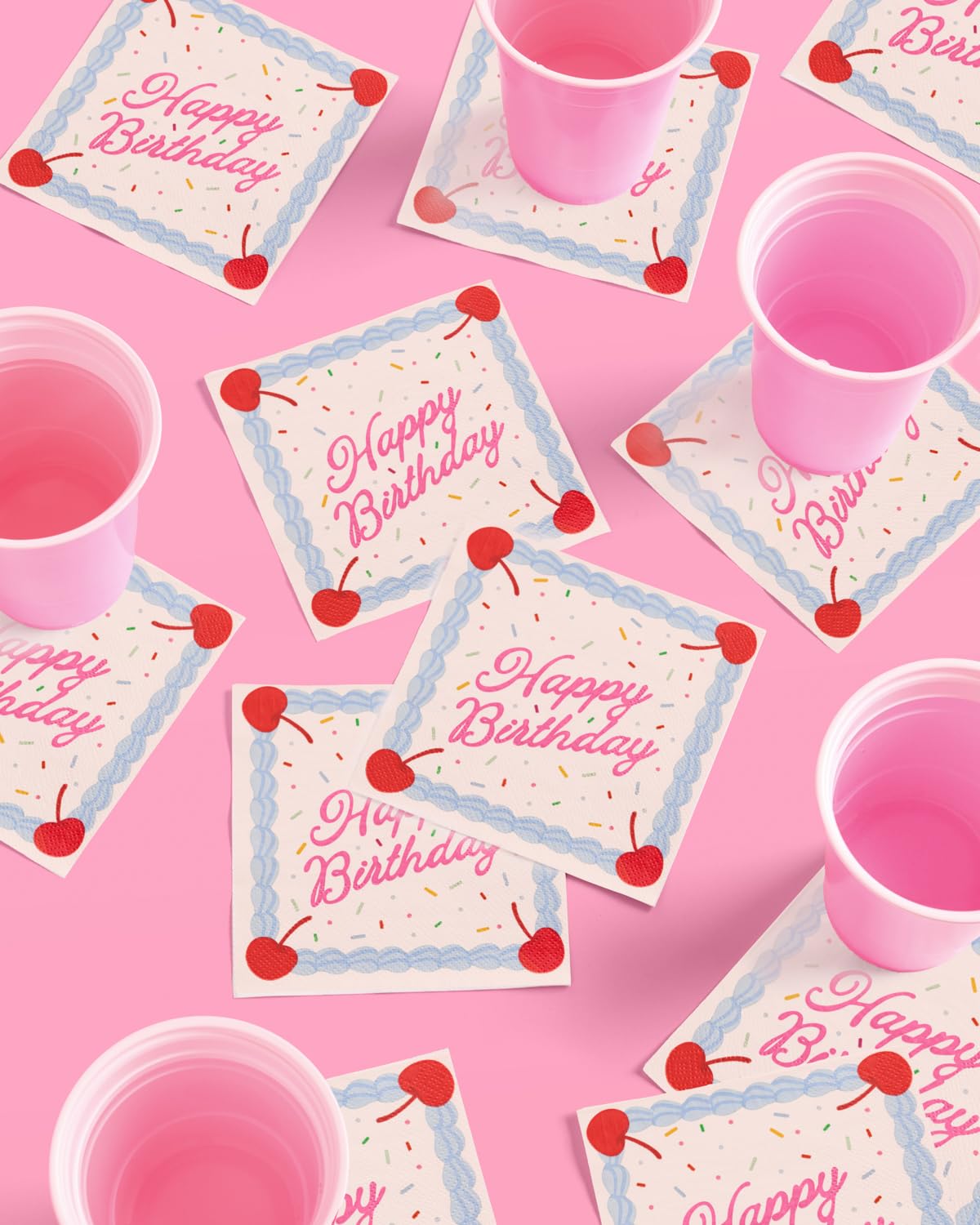 Happy Birthday Paper Napkins – 25 Pieces
