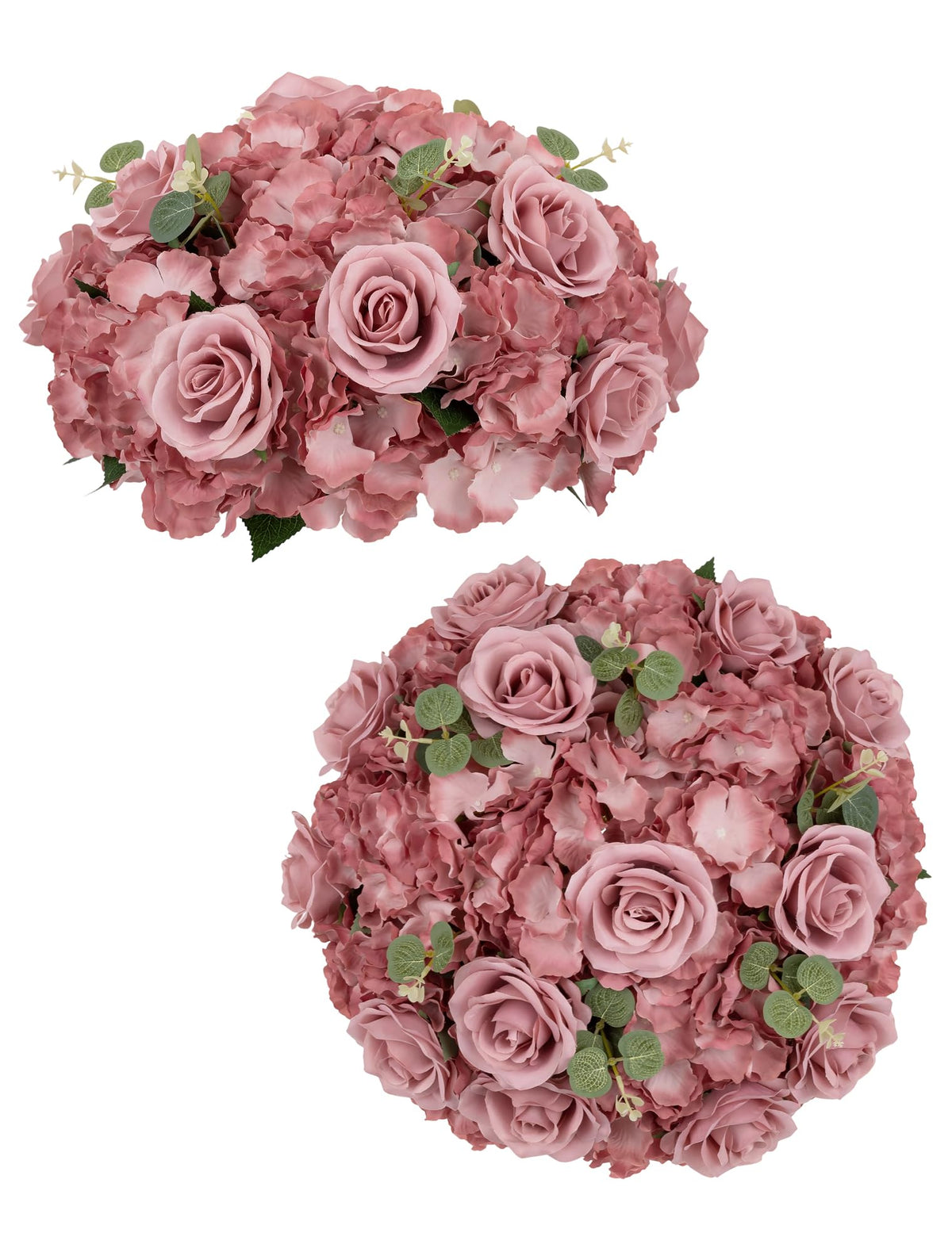 Artificial Rose & Hydrangea Flower Ball Centerpiece