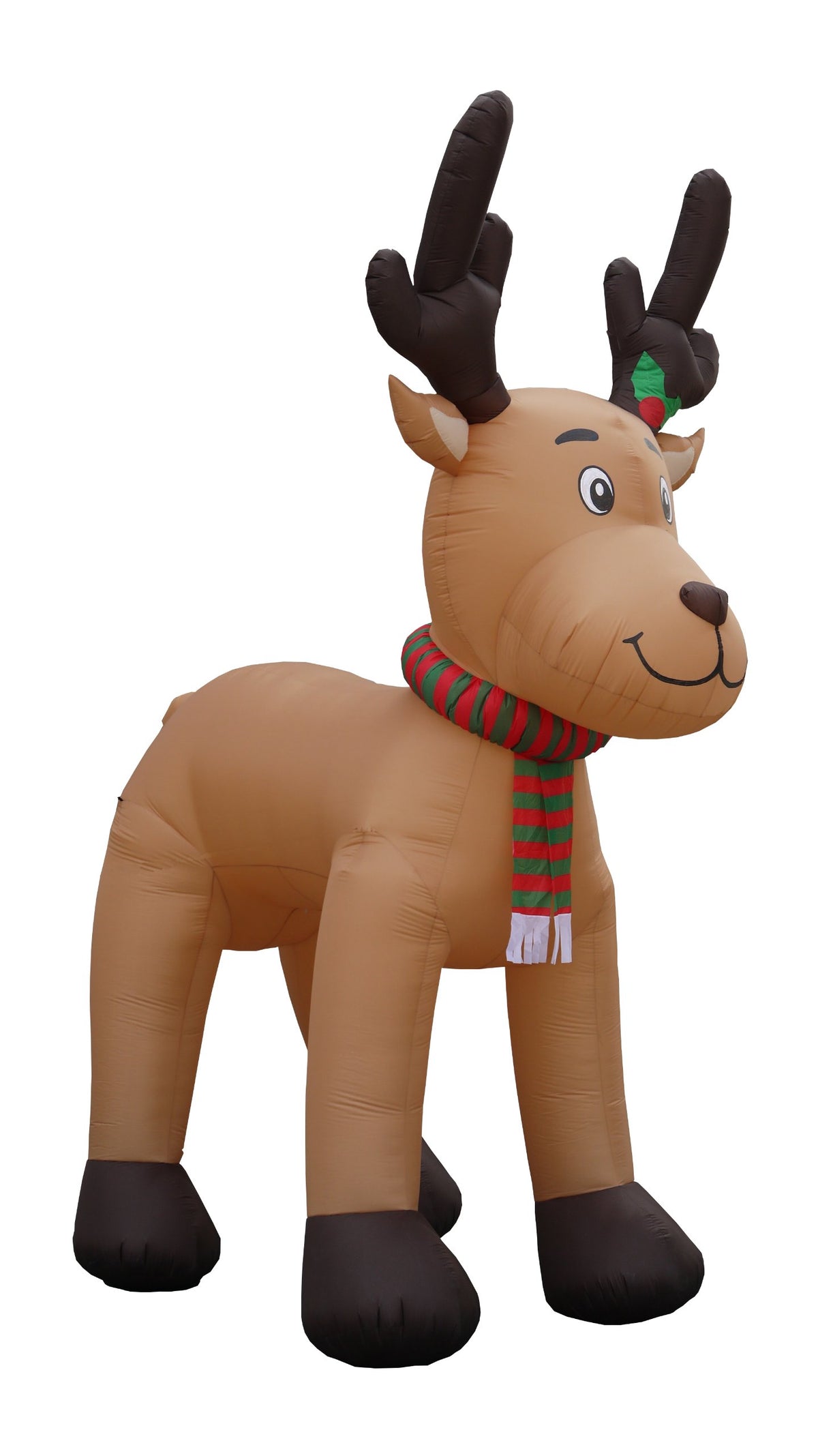 Christmas Inflatable Reindeer & Snowman Decoration Bundle