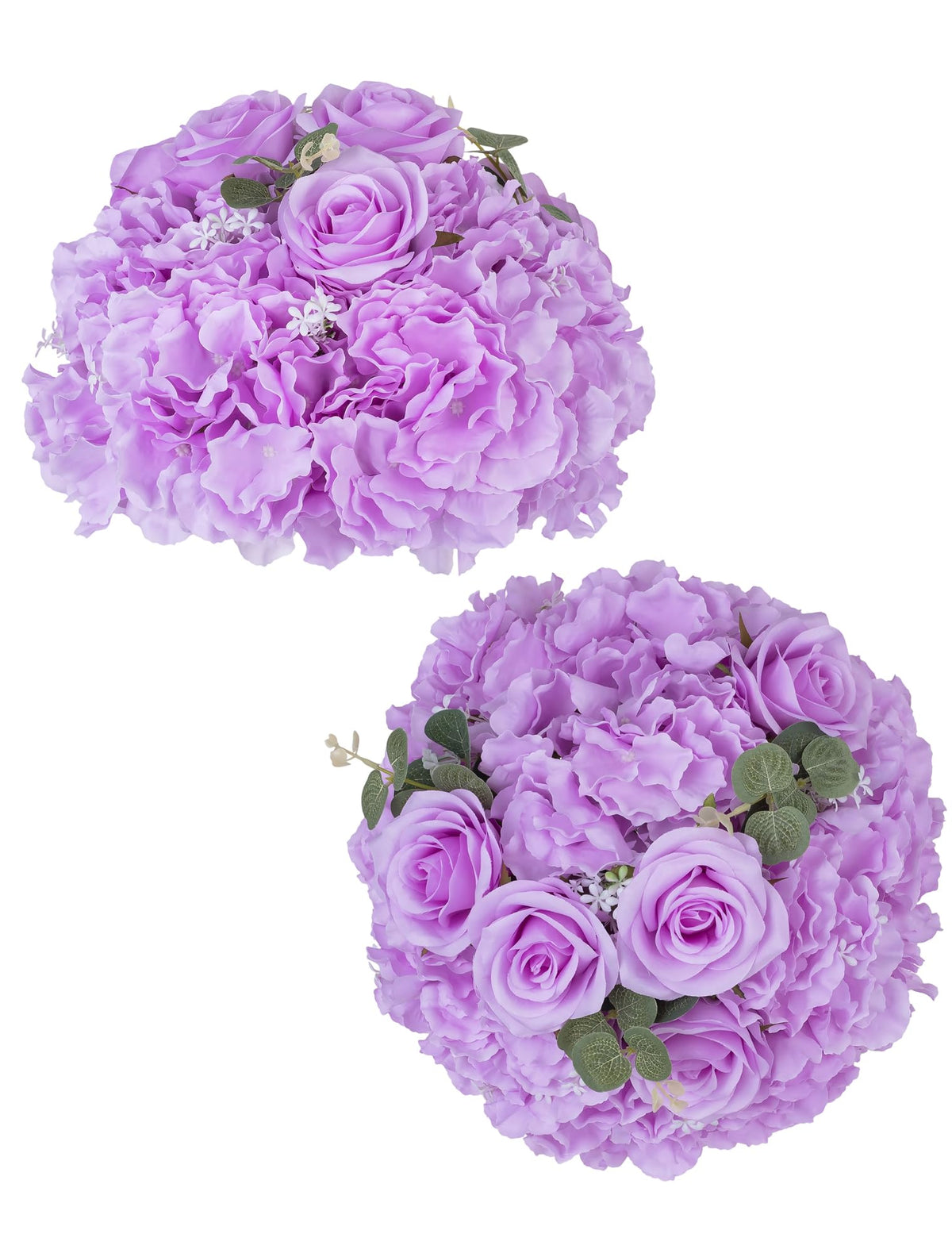 Artificial Rose & Hydrangea Flower Ball Centerpiece