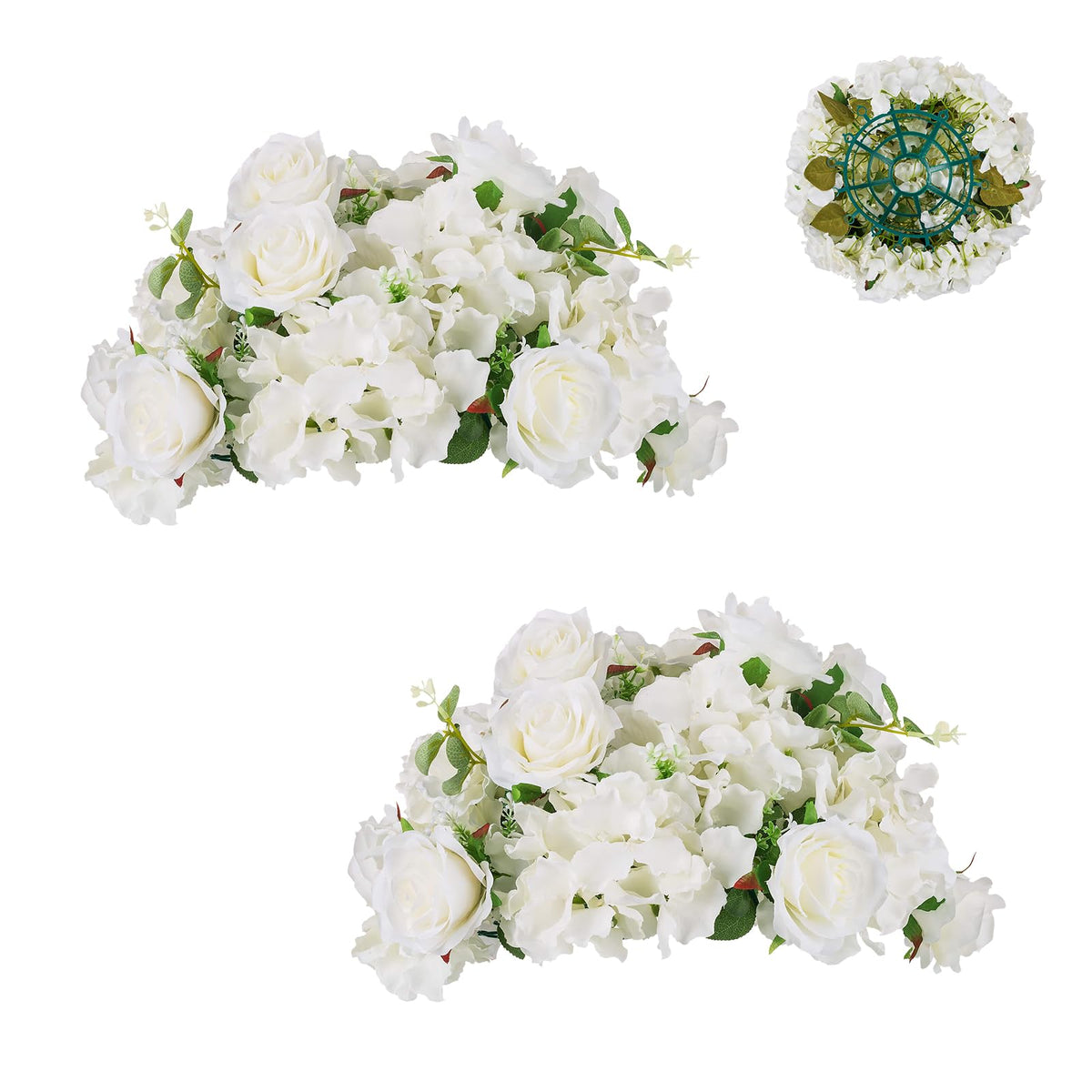 Artificial Rose & Hydrangea Flower Ball Centerpiece