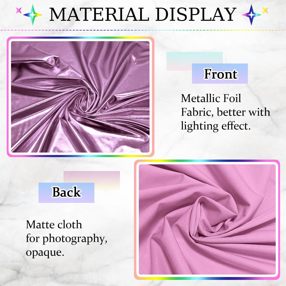 Pink Sparkly Party Backdrop Curtains – 20 × 12 ft