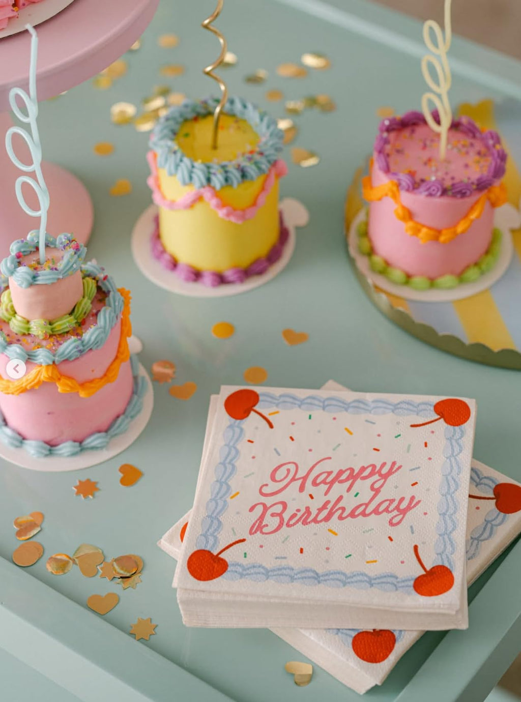 Happy Birthday Paper Napkins – 25 Pieces