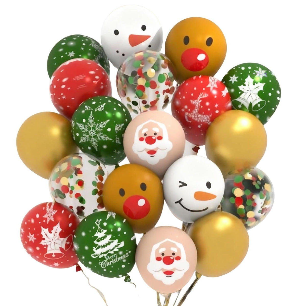 Christmas Balloon Decoration Set – 100 Pieces