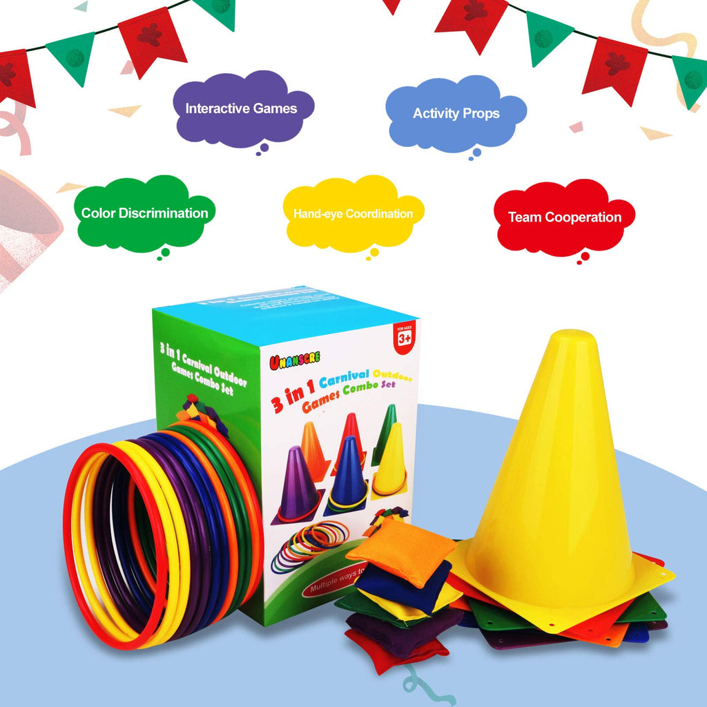 3-in-1 Carnival Outdoor Game Set – 31 Pieces