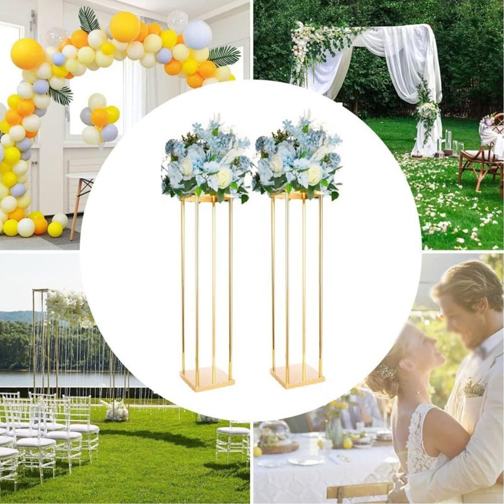 Minimalist Cuboid Flower Centerpiece Stand