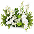 Artificial Floor Flower Arrangement, White & Green Wedding Event Decor