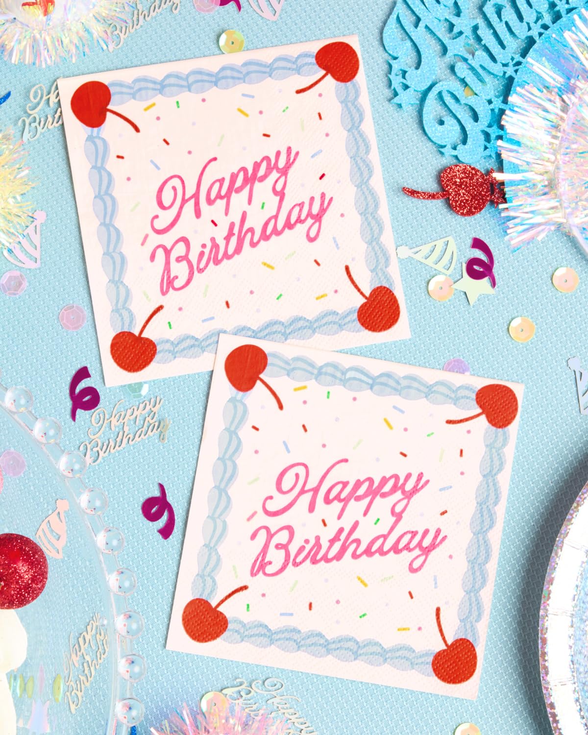 Happy Birthday Paper Napkins – 25 Pieces