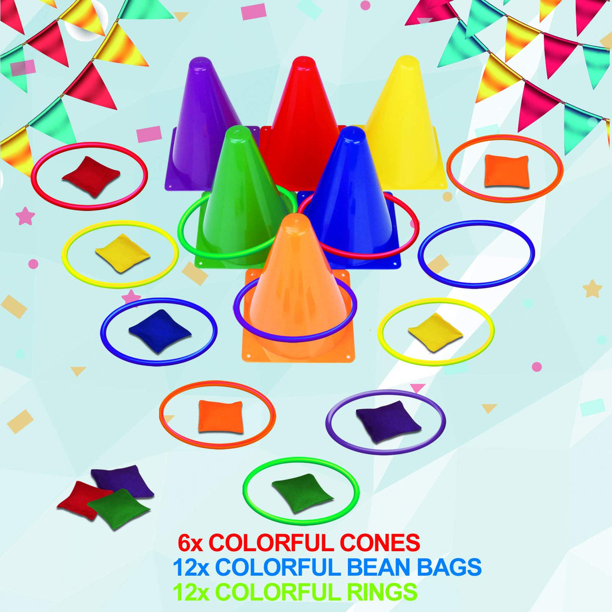 3-in-1 Carnival Outdoor Game Set – 31 Pieces