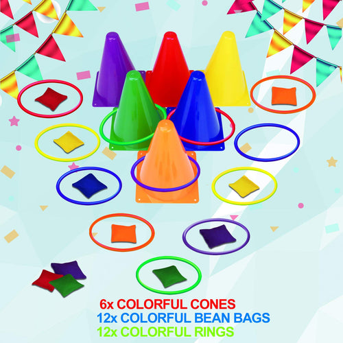 3-in-1 Carnival Outdoor Game Set – 31 Pieces