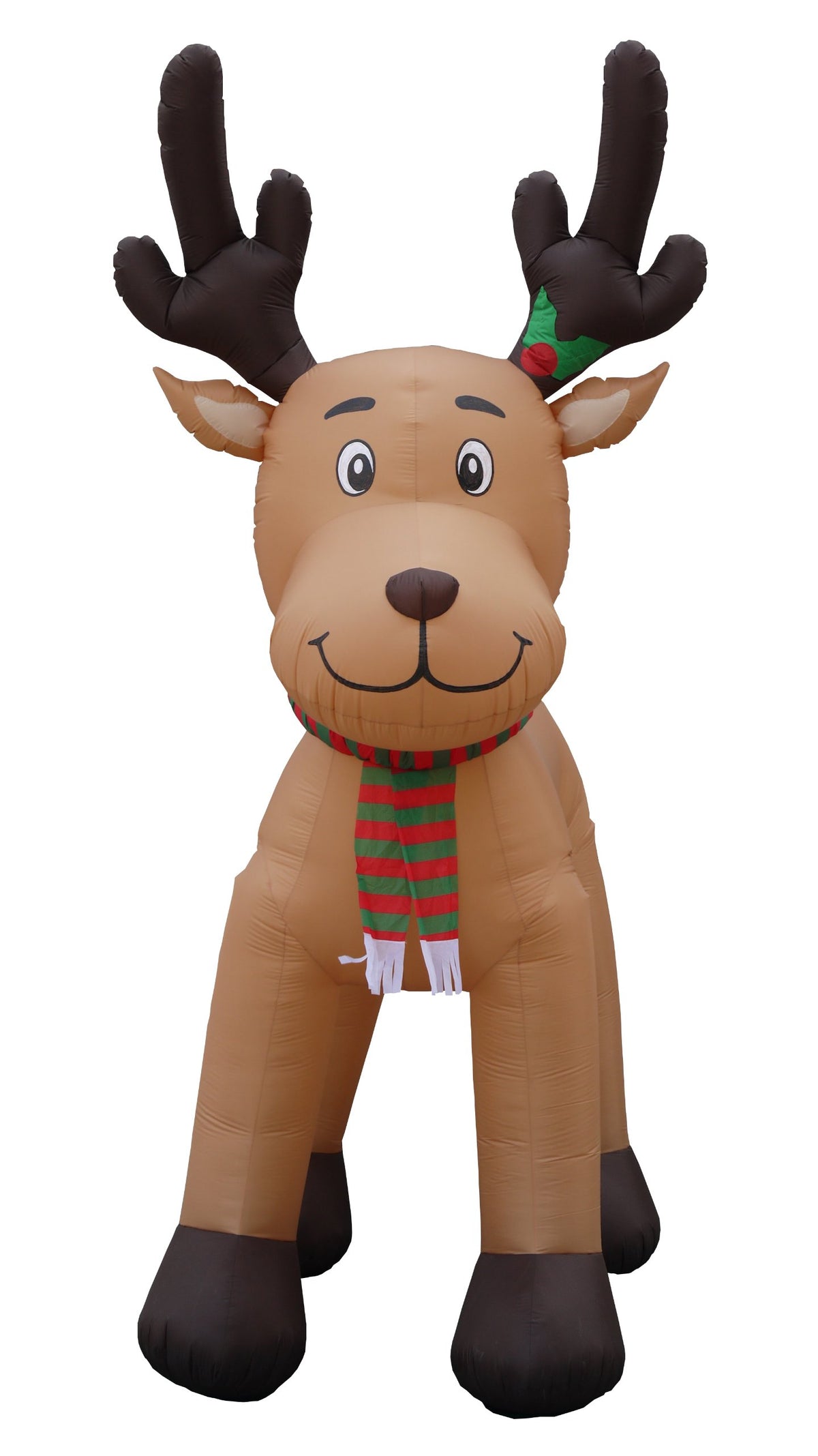 Christmas Inflatable Reindeer & Snowman Decoration Bundle
