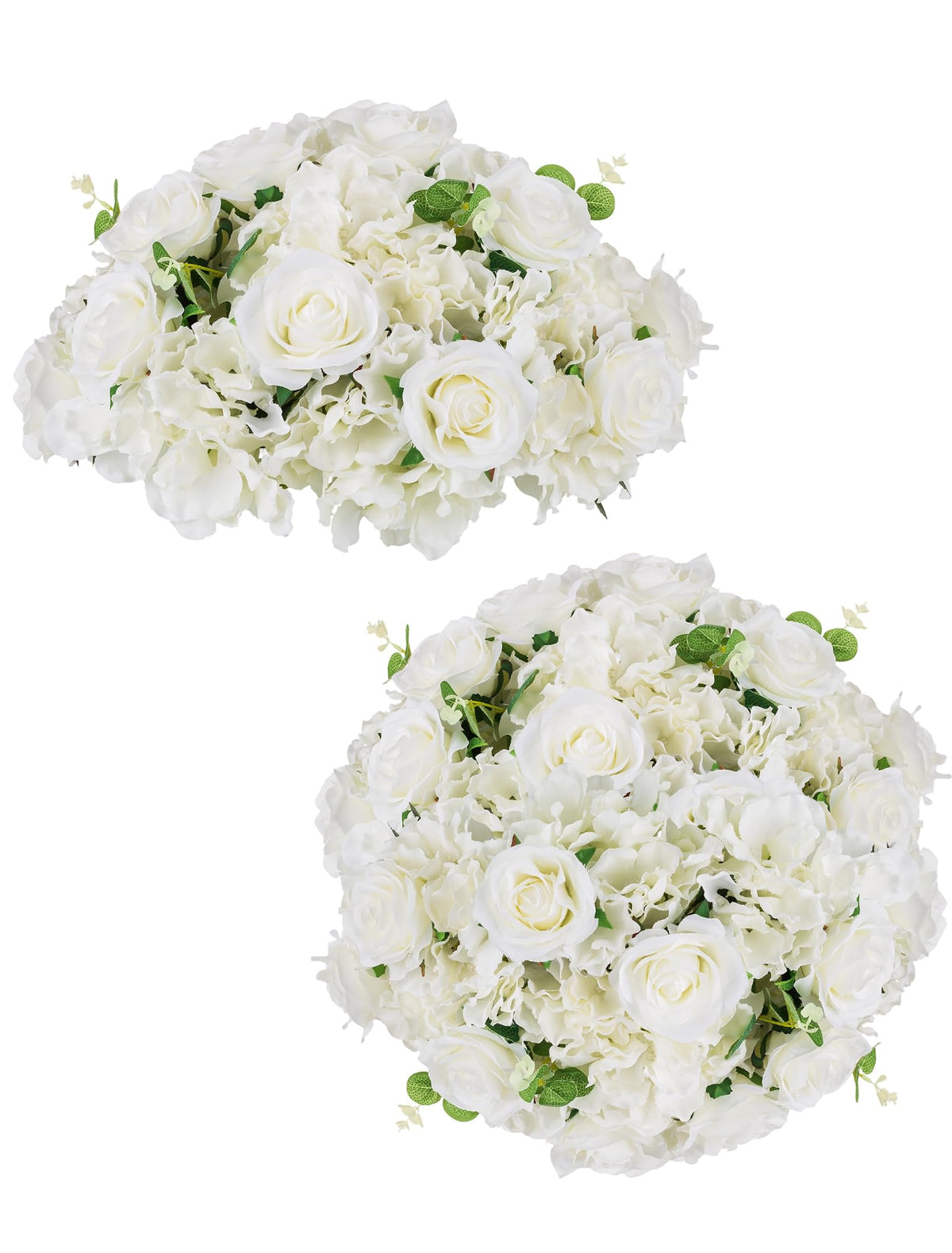 Artificial Rose & Hydrangea Flower Ball Centerpiece