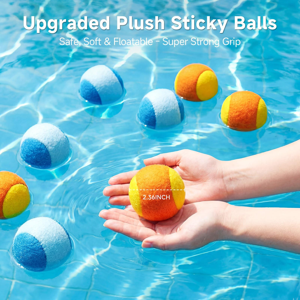Inflatable Dart Board Water Game with Sticky Balls