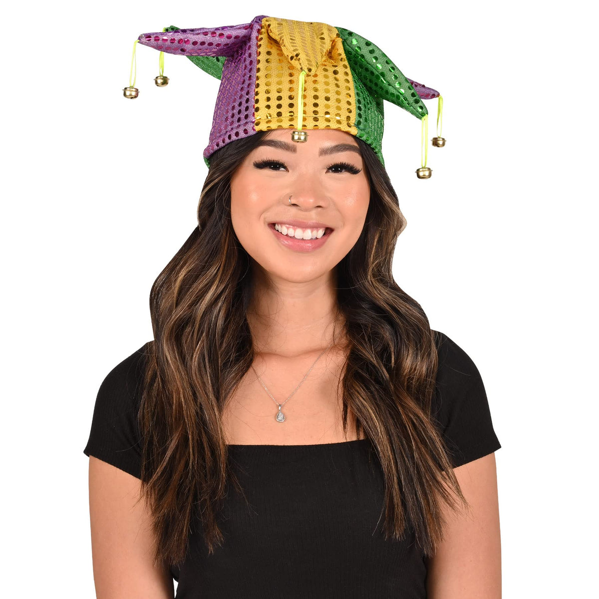Glitter Jester Party Hats – 2 Pieces