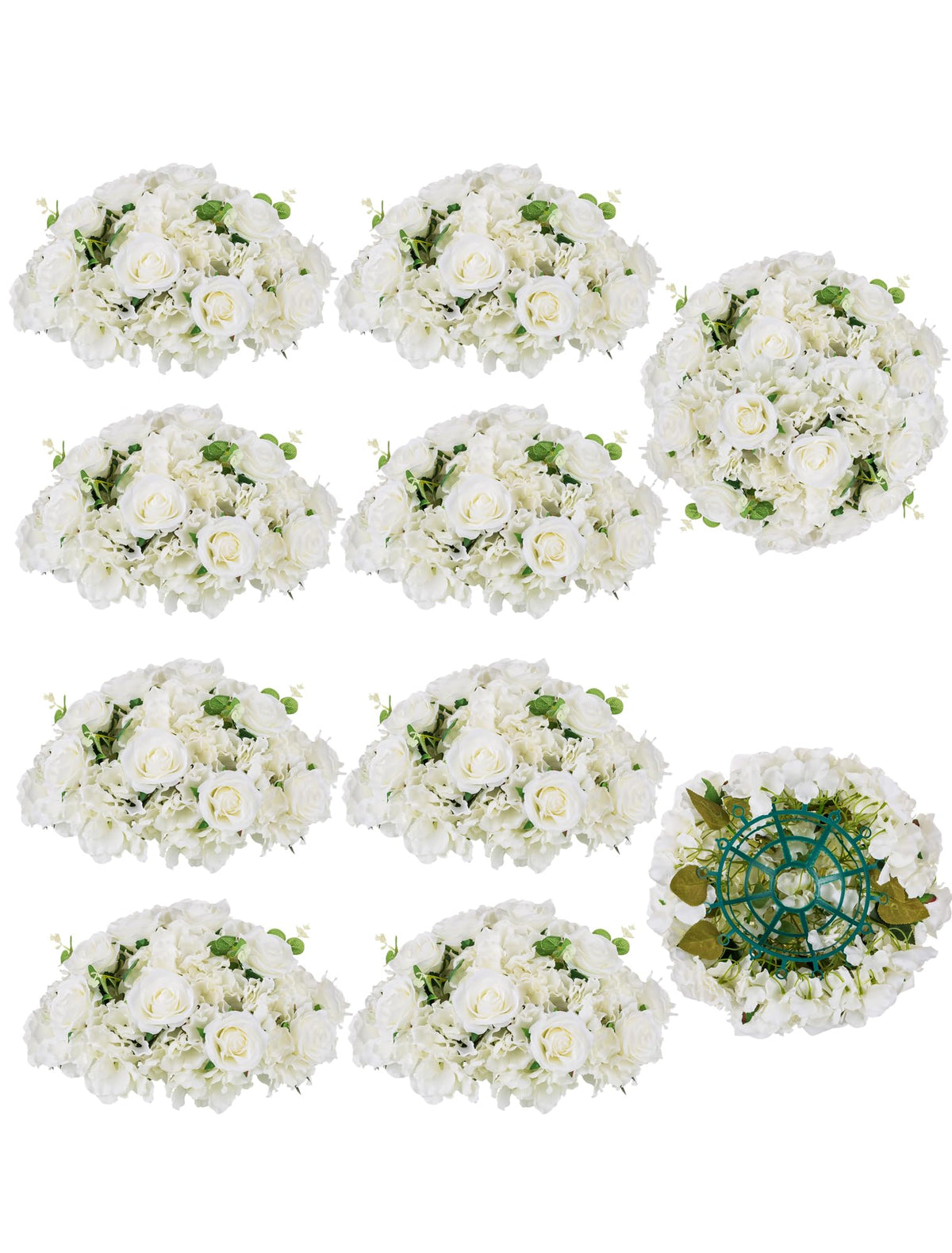 Artificial Rose & Hydrangea Flower Ball Centerpiece