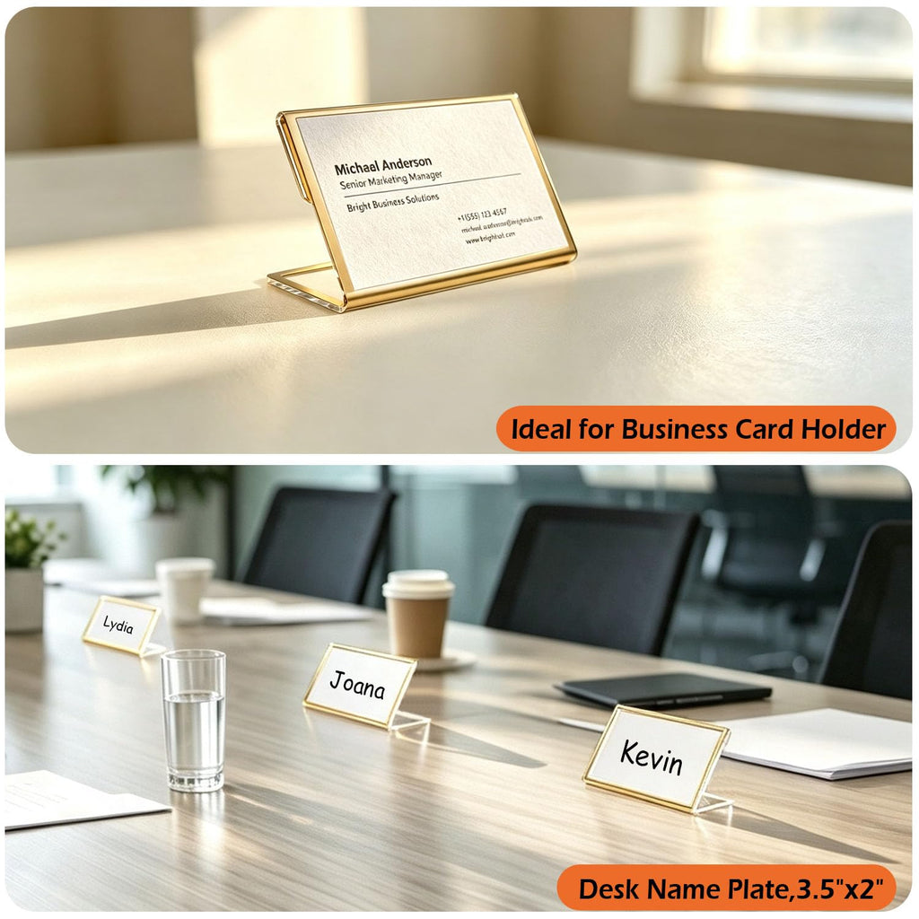 Acrylic Buffet Food Label Holders – 20 Pieces