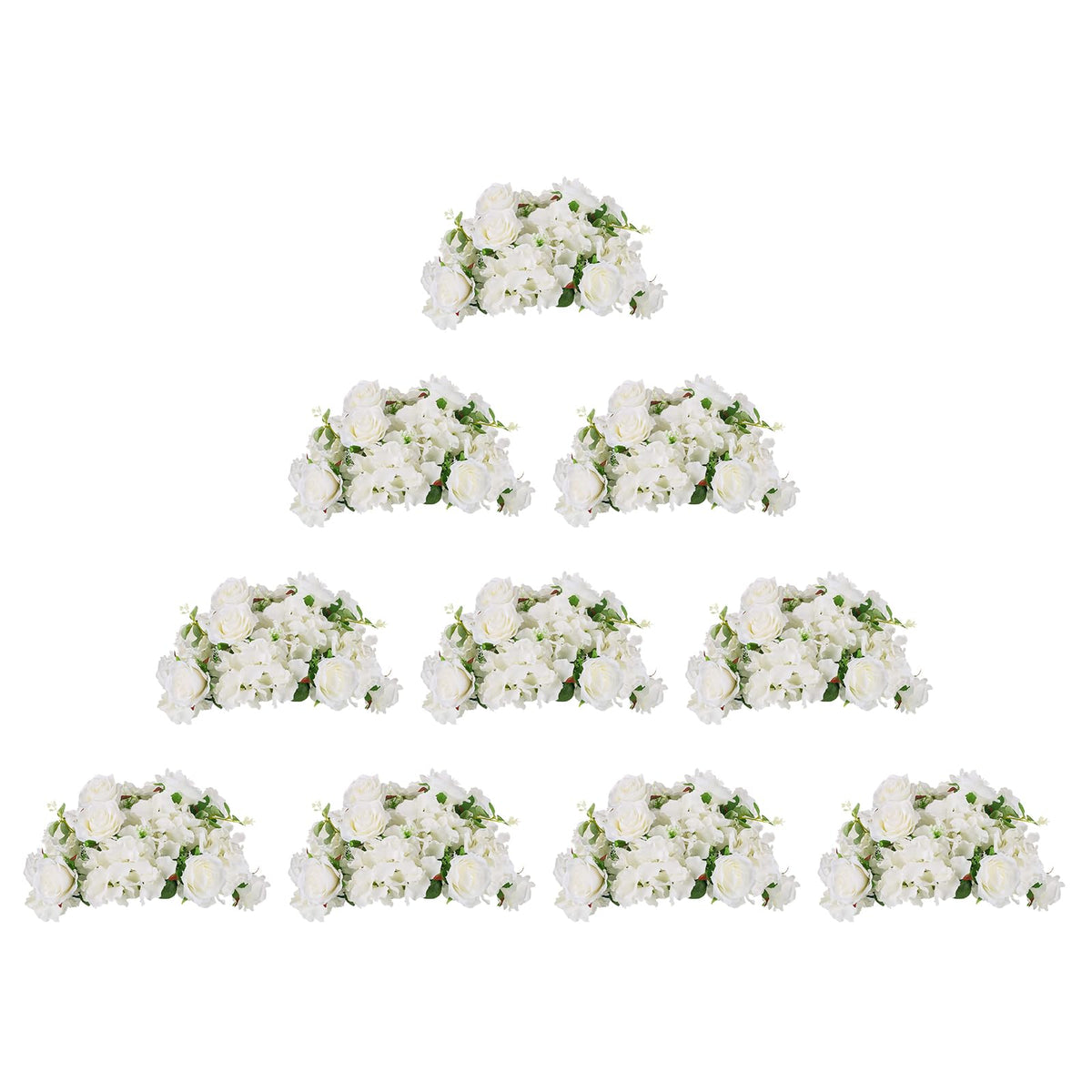 Artificial Rose & Hydrangea Flower Ball Centerpiece