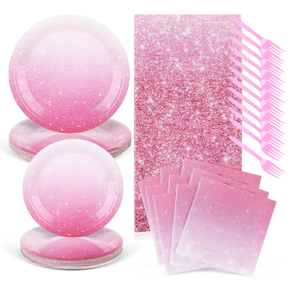 Gradient Birthday Party Tableware Set