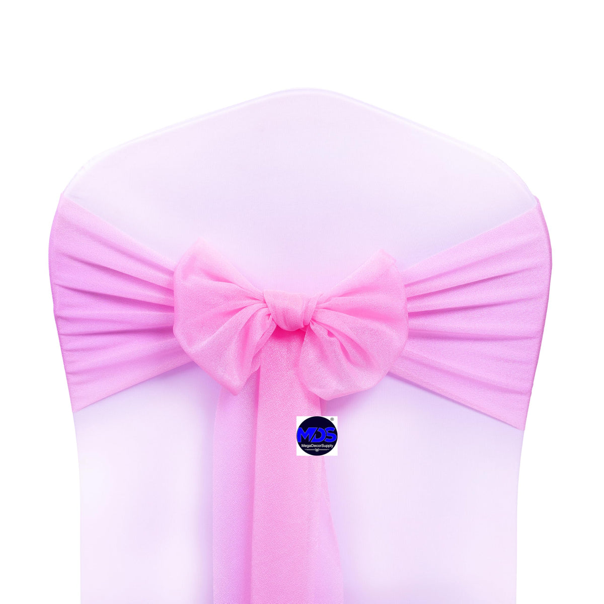 Bubblegum Pink Chiffon Chair Sashes – 200 Pieces