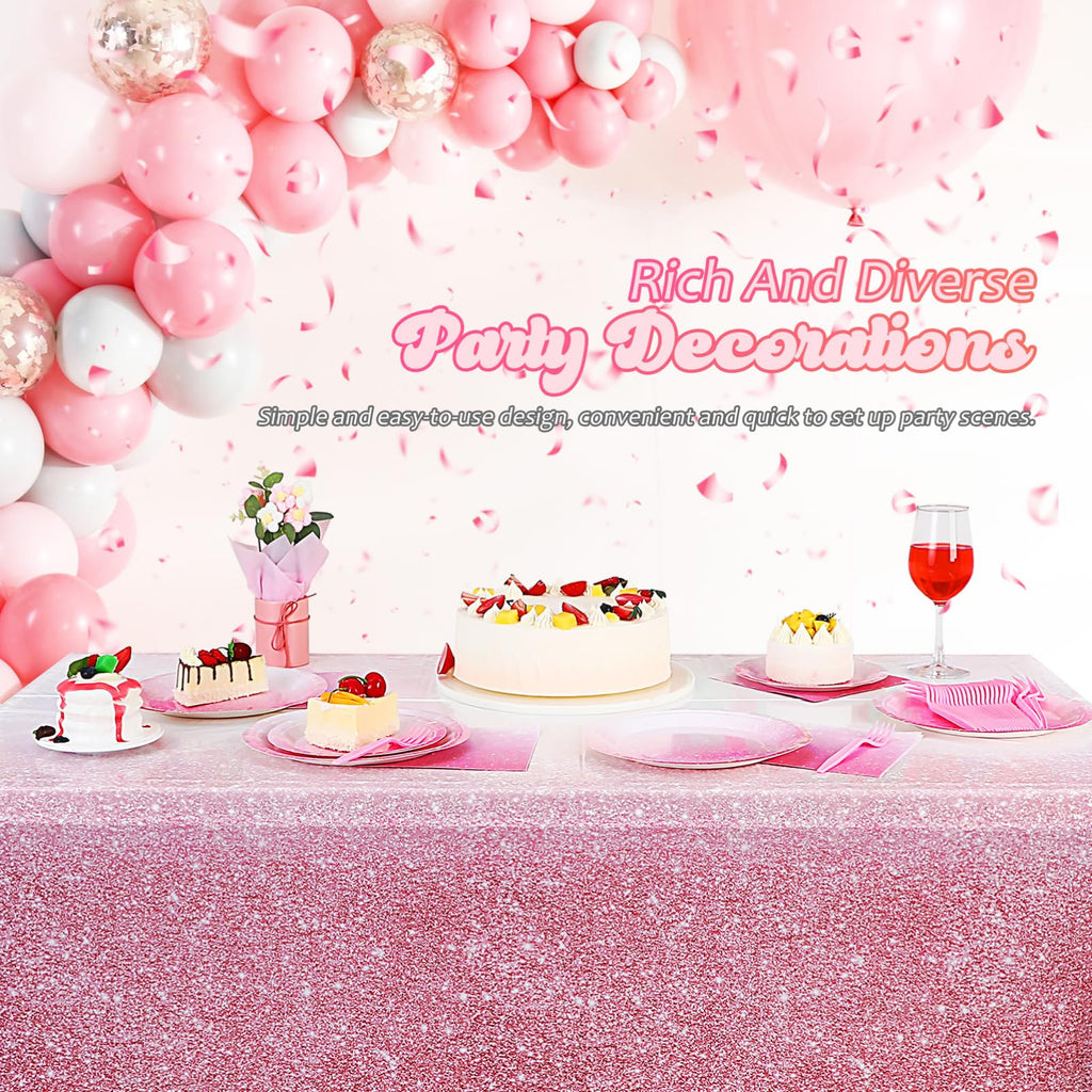 Gradient Birthday Party Tableware Set