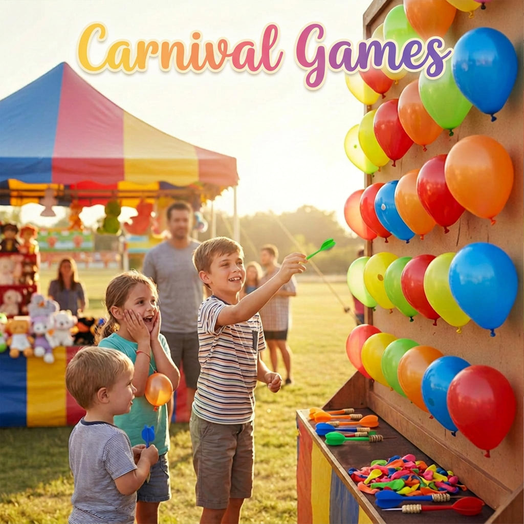 Dart Balloon Carnival Game Set – 510 Pieces
