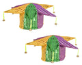 Glitter Jester Party Hats – 2 Pieces