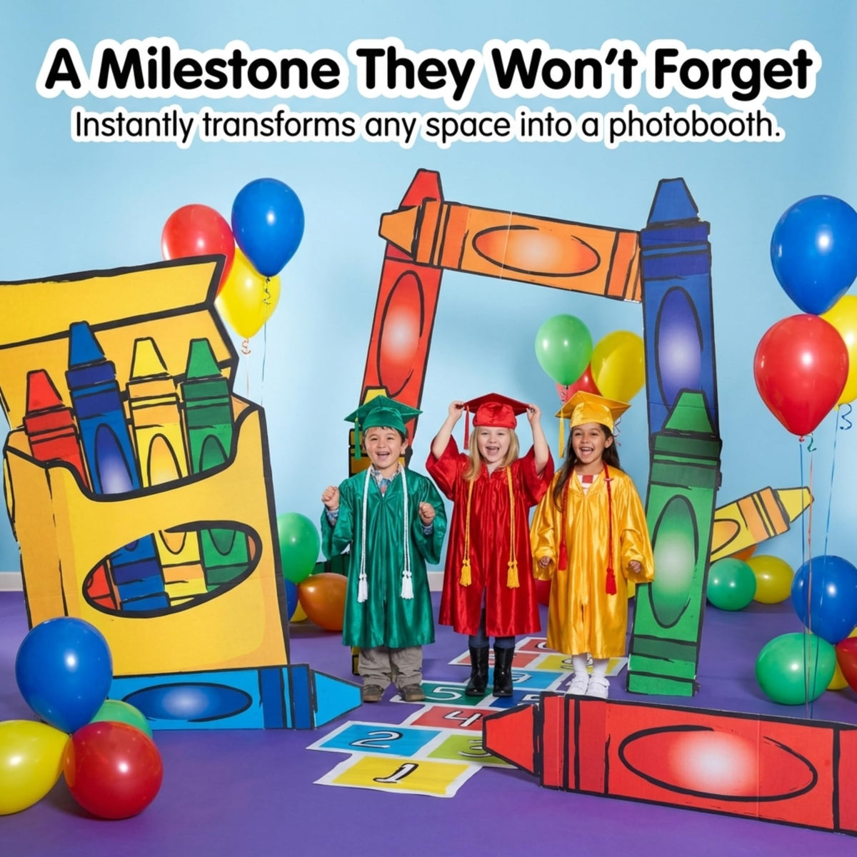 Happy Graduates Stage Prop Decoration Set