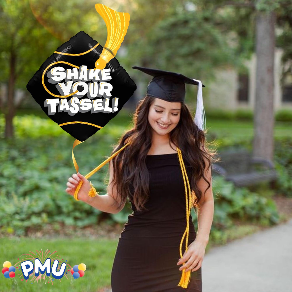 Shake Your Tassel Graduation Foil Balloons – 25 Pieces