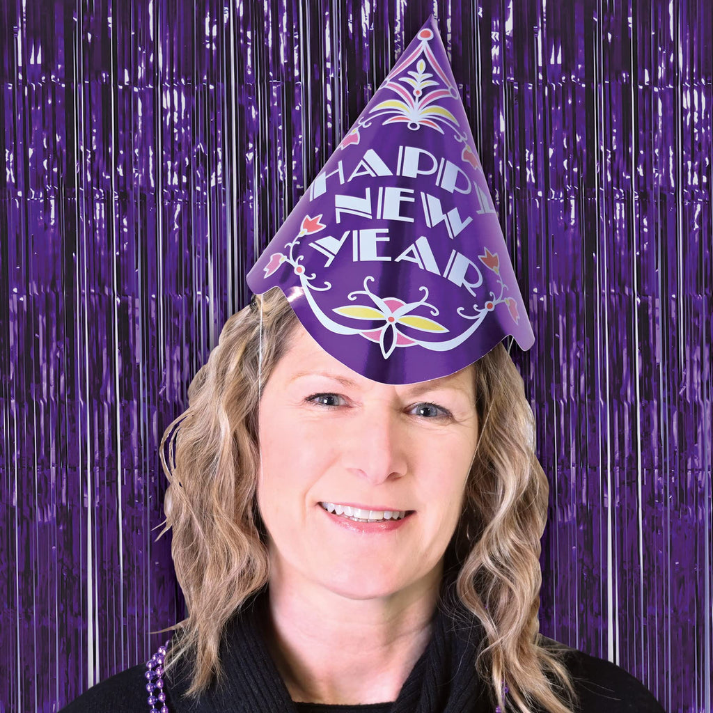 Beistle Champagne Hats Metallic New Years Eve Party Hats 25 Pack