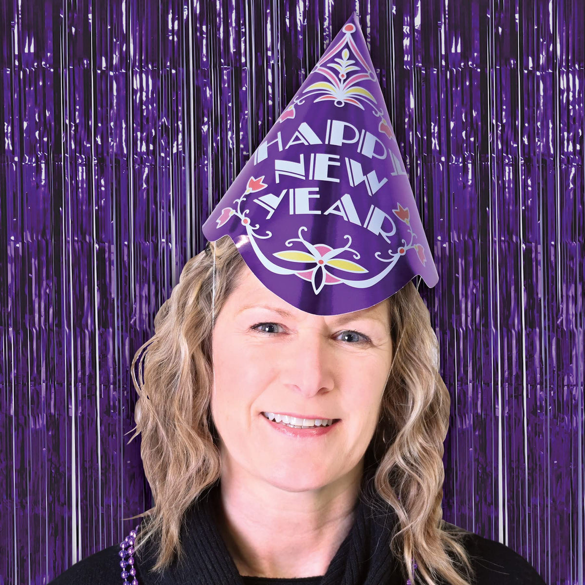 Beistle Champagne Hats Metallic New Years Eve Party Hats 25 Pack