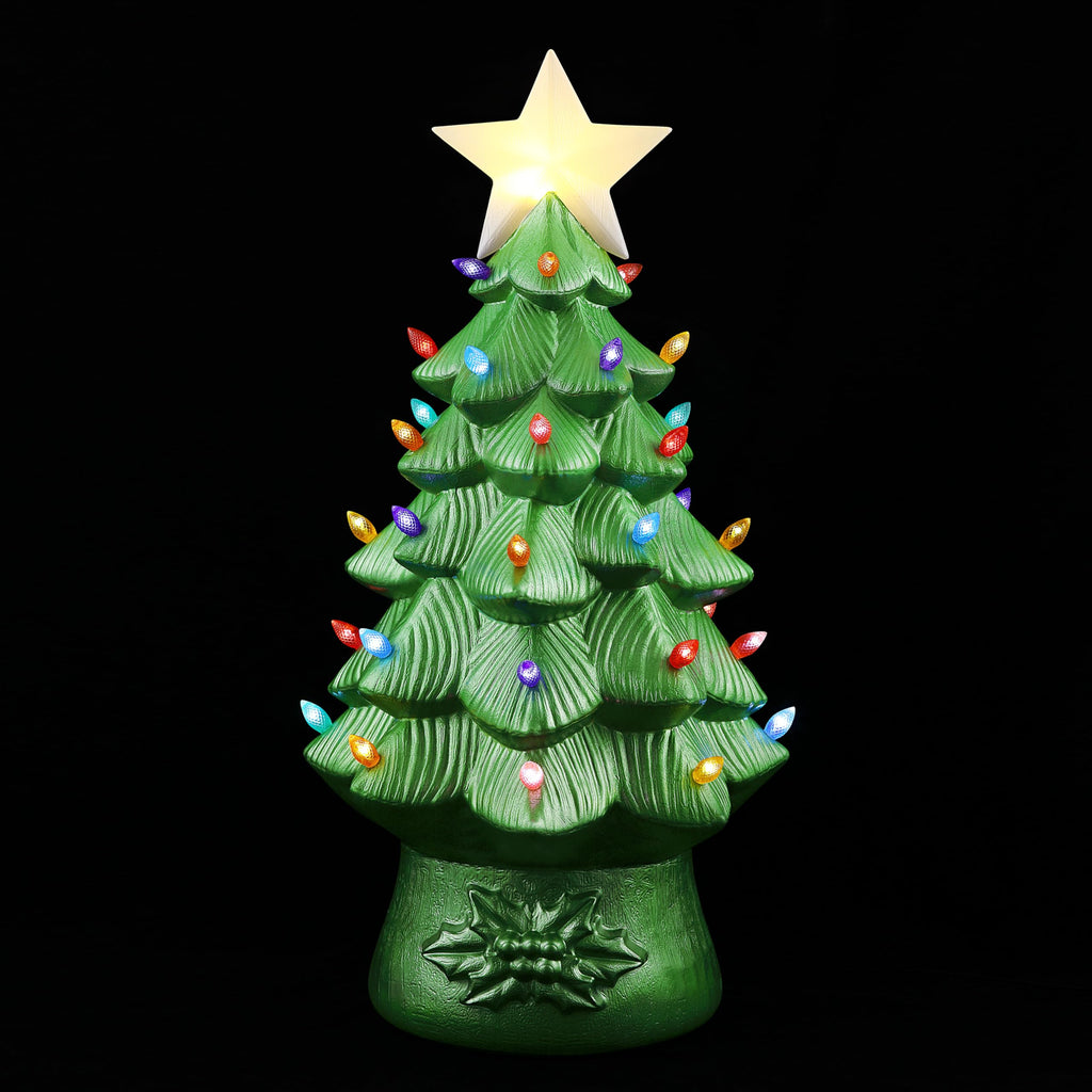 Nostalgic Christmas Tree with LED Lights – 40"