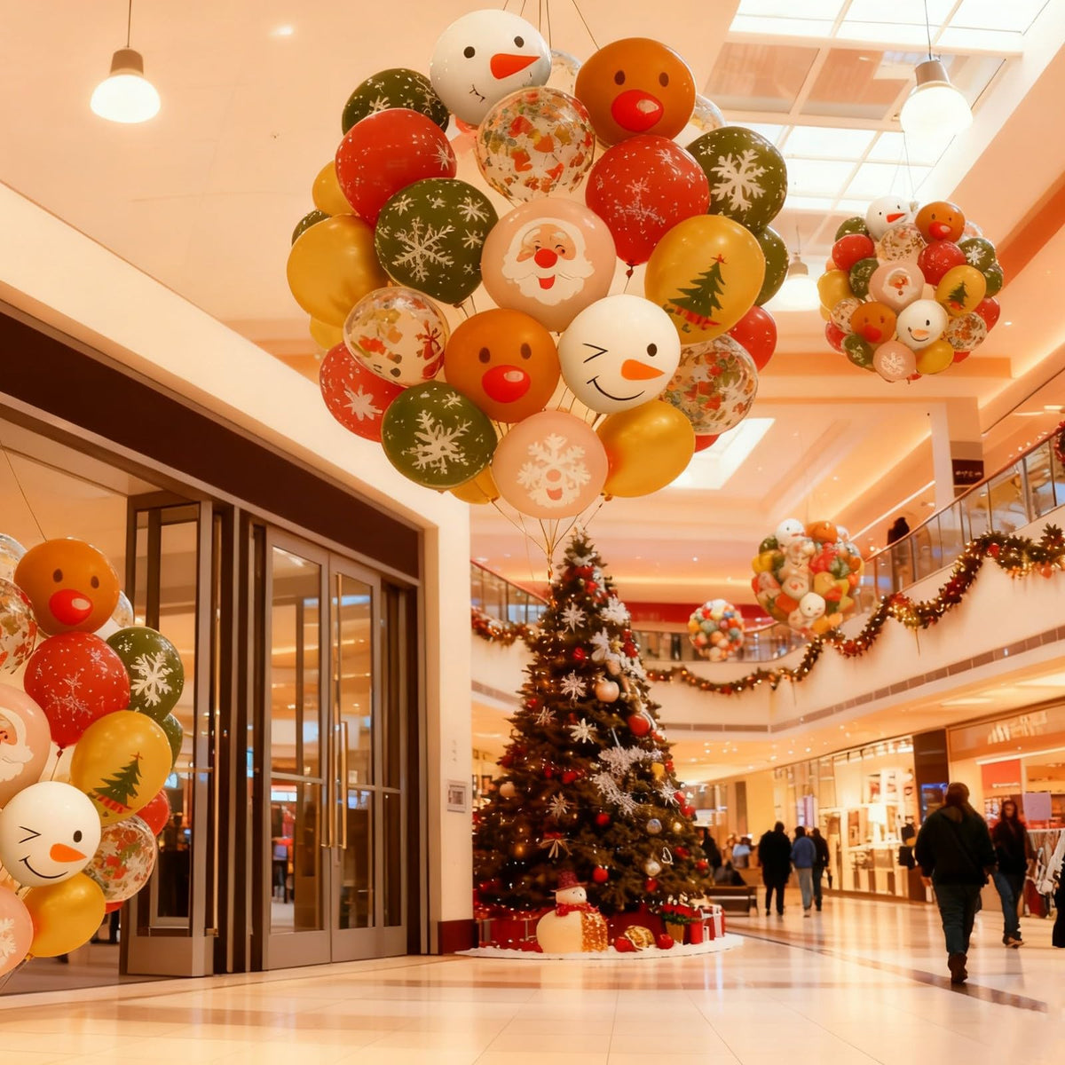 Christmas Balloon Decoration Set – 100 Pieces