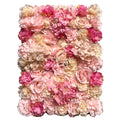 Light Pink Artificial Flower Wall Panel – 24" × 16"