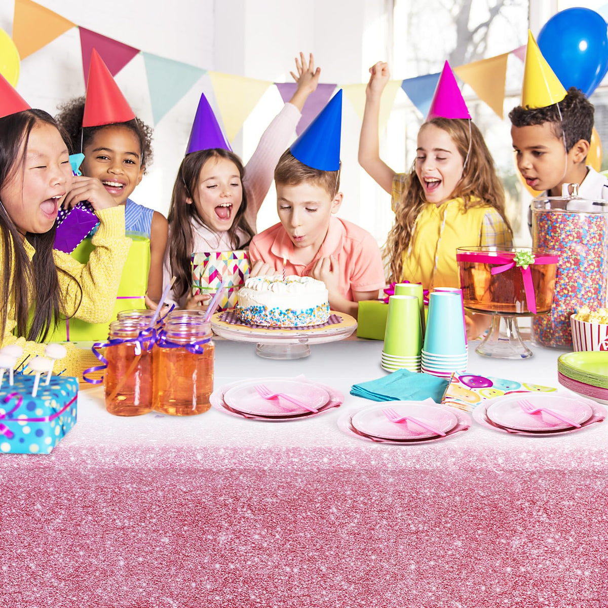 Gradient Birthday Party Tableware Set